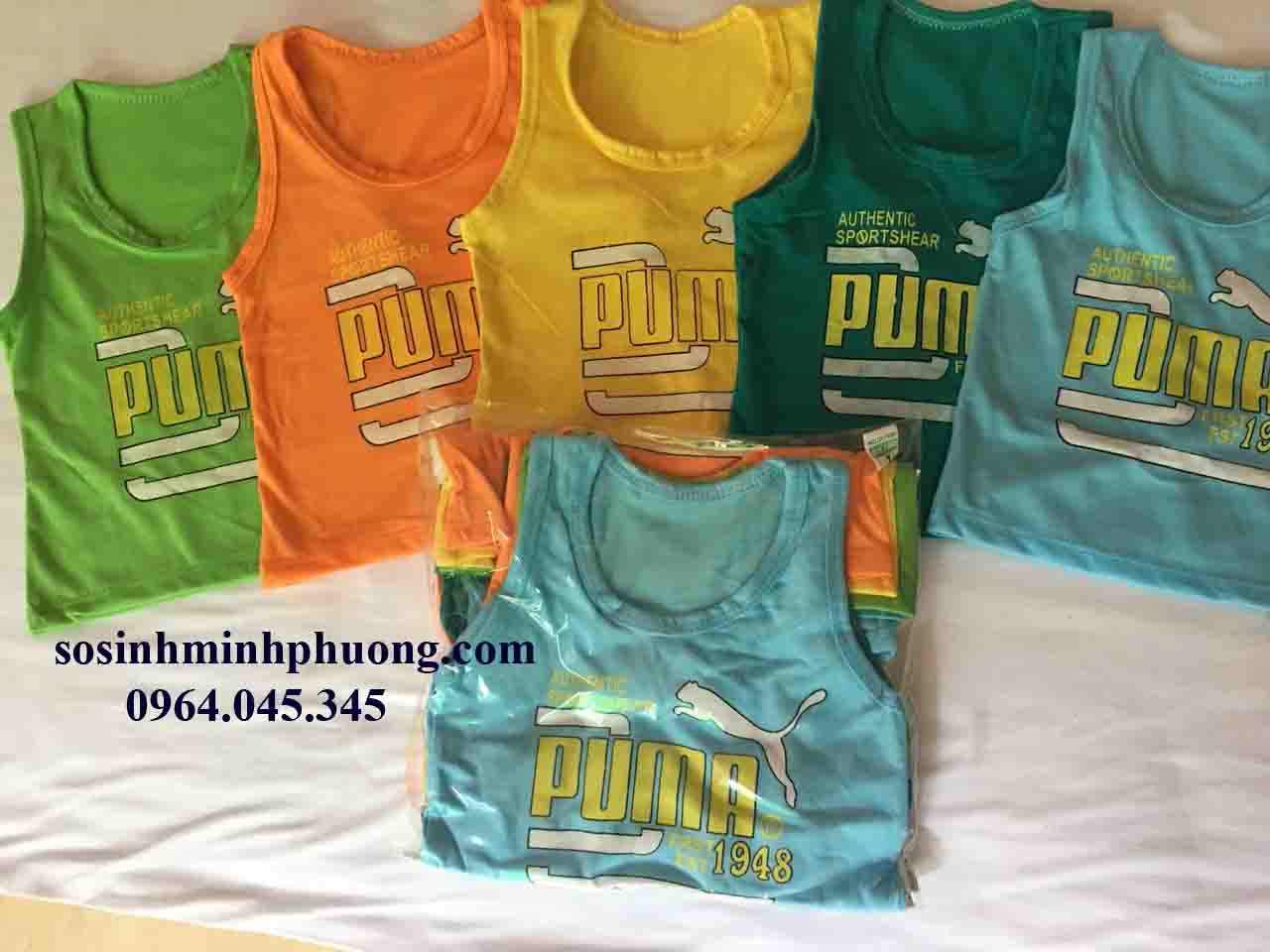 Áo ba lỗ puma cho trẻ nhỏ